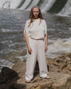 BASERANGE organic cotton trousers Portugal BAS-TROL-POU-SP25-UNDYED
